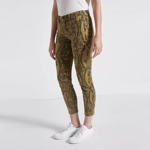 NWT Current | Elliott python print skinny crop jeans - Picture 6 of 16
